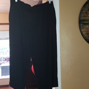Worthington black, wide leg, capri